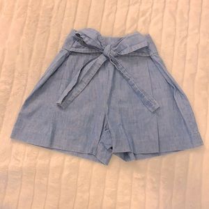 J. Crew high-waisted paper bag shorts